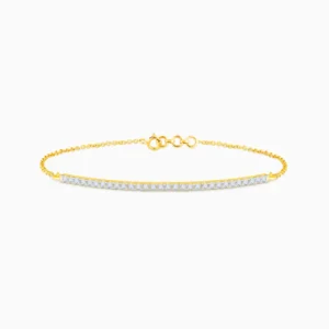 Gold Serene Love Diamond Bracelet