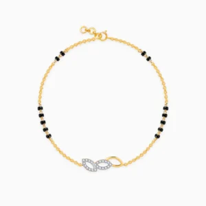 Gold Sneha Mangalsutra Diamond Bracelet