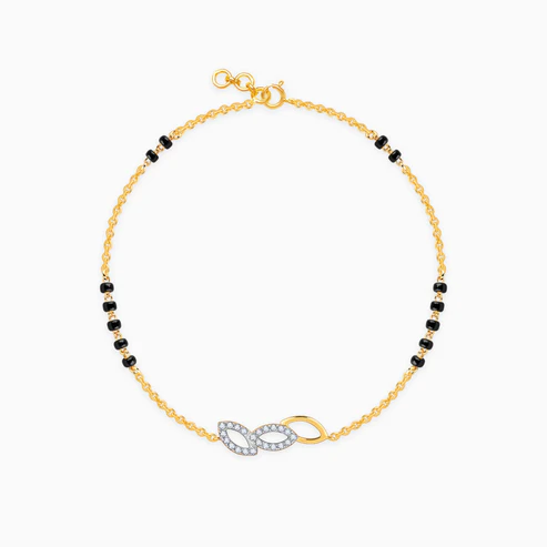 Gold Sneha Mangalsutra Diamond Bracelet