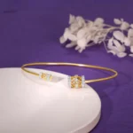 Gold Sway in Style Cuff Bracelet - Image 3