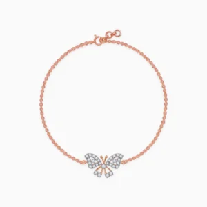 Rose Gold Stunning Butterfly Bracelet