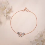 Rose Gold Stunning Butterfly Bracelet - Image 2