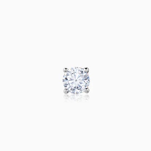 Rose Gold Minimal Diamond Nose Pin