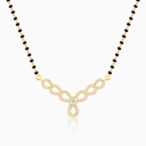 Golden Enamoured In Love Mangalsutra