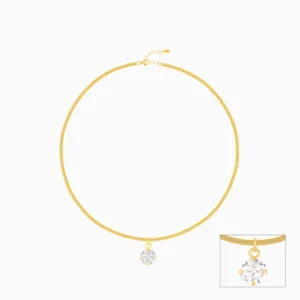 Golden Dangling Charm Anklet
