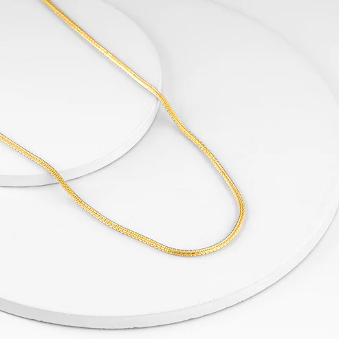 Golden Close Wave Chain For Him - Image 4