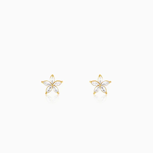 Golden Lily Earrings - Image 2