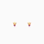 Golden Bell Mallow Bud Convertible Earrings - Image 2