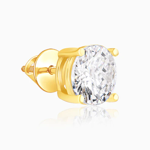 Golden Zircon Earrings - Image 4