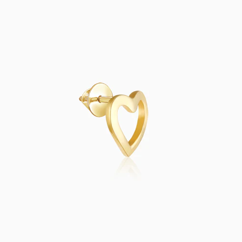 Golden Charming Love Studs - Image 4