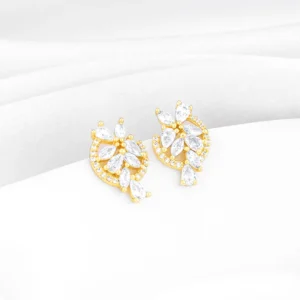 The White Periwinkle Earrings