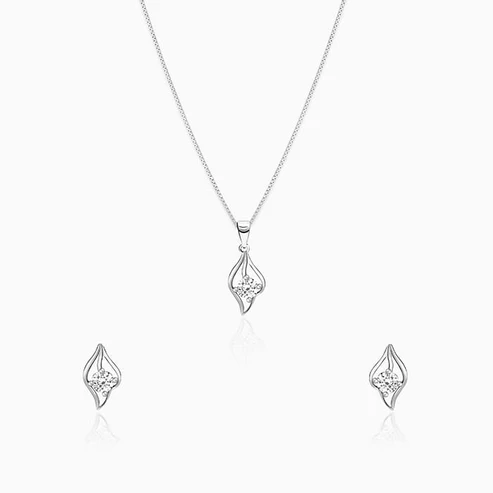 Anushka Sharma Silver Falling Dew Set
